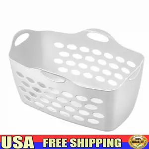Flexible Laundry Basket W/ 4 Handles Durable Lightweight Storage Solution New - Picture 1 of 5