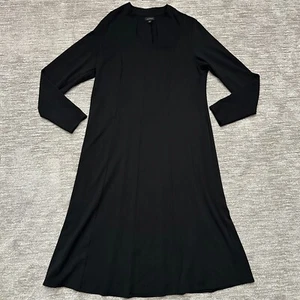 J.Jill Dress Womens Xl Tall Black Long Sleeve Lagenlook Minimalist Capsule - Picture 1 of 13