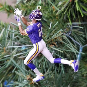 Randy Moss Minnesota Vikings Football NFL Xmas Ornament Holiday vtg Jersey #84 - Picture 1 of 8
