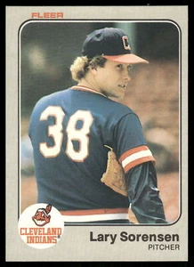 Fleer Lary Sorensen Cleveland Indians 1983 - Imagen 1 de 2