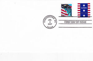 United States 2007 Pre Sorted 1st class Stars and Stripes FDC Unadressed VGC