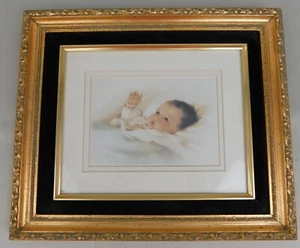 Bessie Pease Gutmann 1989 Awakening Framed Wall Decor Lithograph Art Print #C202 - Picture 1 of 4