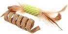 Ware Manufacturing 2 Pack Unpredictable Spring Cat Toys With Feathers - 2 Pack