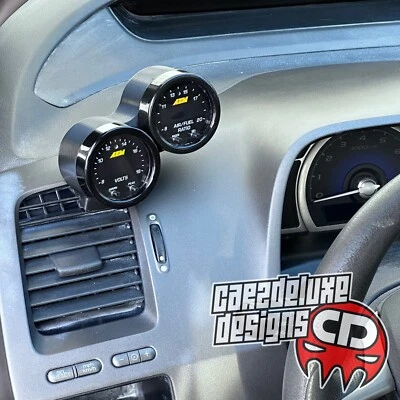 Dual X-Series gauge pod mount for 2006-2011 Civic 8th gen defrost vent - Image 1 of 4