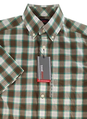 Camisa de Viaje Roundtree & Yorke Inteligente Manga Corta EZ Care Pequeña S Foto 1 de 4