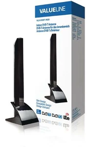 antenna Amplificata 15 dB VHF UHF KNT DVBT TV DA INTERNO - Foto 1 di 1