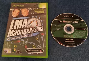 Microsoft Xbox Game LMA Manager 2003 Boxed - Picture 1 of 1