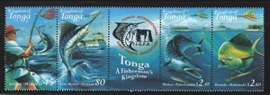 Tonga Sc 1053a-d Sport Fishing MNH Sailfish, Blue marlin, Wahoo, Dorado - Bild 1 von 6