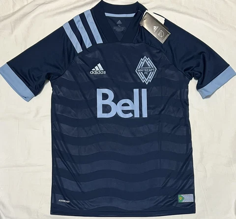 Adidas MLS Vancouver Whitecaps FC Youth Soccer Jersey Aeroready. Youth Size: XL Cover
