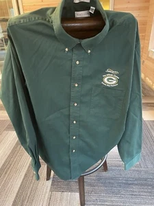 Sargento Cheese Green Bay Packers 2XL LS Button Down Shirt NFL wrinkle Free - Picture 1 of 8