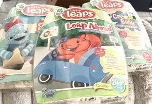 Dischi LeapFrog Baby Little Leaps vintage per Leapfrog Learning Pad lotto di 3 nuovi con scatola - Foto 1 di 7
