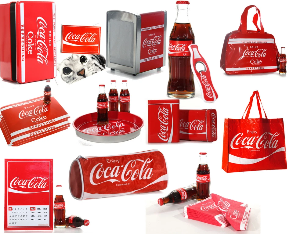 Coca-Cola Sammlerartikel Fanartikel Sammler Geschenk Tasche Dose Tablett Magnet