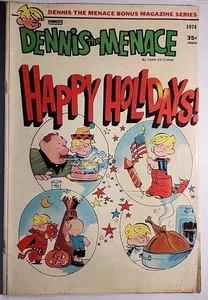 Dennis the Menace Bonus Magazine Happy Holidays! #124 Vintage 1974 Comic Book - Picture 1 of 4