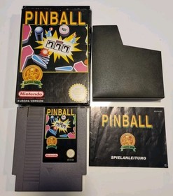 Nintendo Nes Entertainment System Pinball CIB