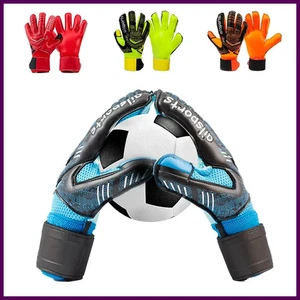 Guantes De Portero De Fútbol Látex Alta Calidad Profesional Protección Del Dedo - Picture 1 of 28