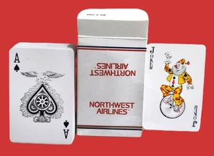 Vintage Northwest Airlines Deck of Playing Cards, Open Box, Karten Mint - Bild 1 von 2