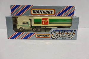 Matchbox 1983 Convoglio CY16 Scania Box Truck 7up - Foto 1 di 3