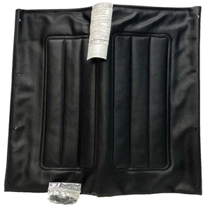 Invacare Replacement Black Vinyl Wheelchair Back 20” W x 18” H Hardware - Picture 1 of 11