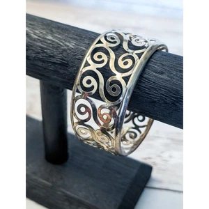 Vintage Armband / Armreif - Rollarmband - angelaufen und gebogen - Bild 1 von 9