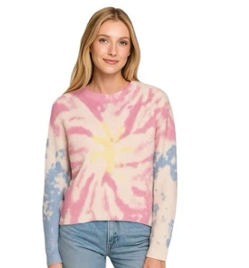 525 American Tye Dye Ribbed Crewneck Pullover Sweater Size XS - Picture 1 of 6