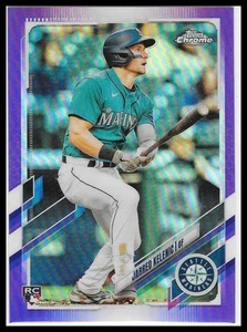 2021 Topps Chrome Update #USC20 Jarred Kelenic Purple Refractor - Bild 1 von 2