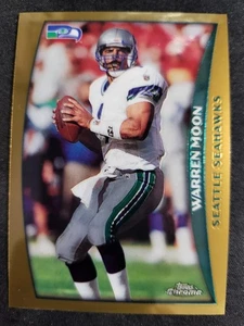 1998 Topps Chrome Warren Moon card #56 Seahawks - Picture 1 of 2
