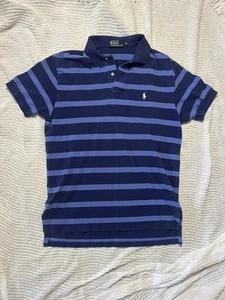 Polo Ralph Lauren Calce Clásico Rayas Polo Para Hombre Mediano Azul Marino - Imagen 1 de 8