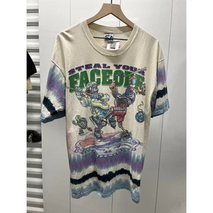 Vintage Grateful Dead Steal Your Faceoff Liquid Blau ORIGINAL - Bild 1 von 4