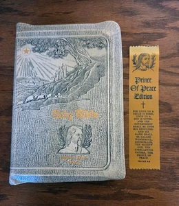 Vintage Holy Bible Prince of Peace - Illustrated Red Letter Edition 1948 Winston - Picture 1 of 14