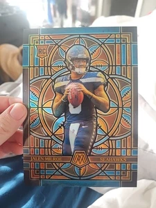 2025 Panini Mosaic Stained Glass Jalen Milroe Rookie RC Oversized Jumbo SP - Picture 1 of 2