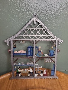 Wilhelm Schweizer Diessen Pewter Bavarian House Wall Hanging Ornament Germany - Picture 1 of 6
