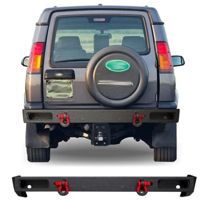 Задний бампер с датчиком и красным D-образным кольцом для Land Rover Discovery 2 II 1999-2004 годов выпуска - Изображение 1 из 4