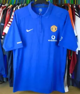 MANCHESTER UNITED NIKE FOOTBALL SOCCER POLO SHIRT JERSEY XXL ADULT - Picture 1 of 4