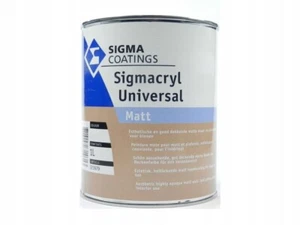 Vernice decorativa universale Sigmacryl opaca pittura murale a basse emissioni 1 L - Foto 1 di 11