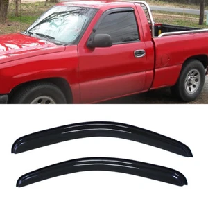 Protectores de sol/lluvia viseras de ventana delantera para 99-06/07 Silverado/Sierra Vent 2 piezas - Imagen 1 de 8