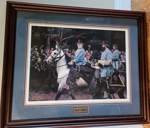 Ltd Ed Framed Print “Silent Tribute” Stivers, Picketts Charge, 1863 Gettysburg - Picture 1 of 19