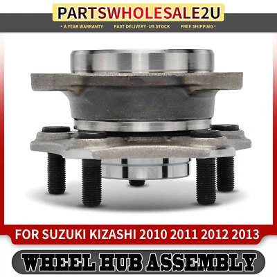 Conjunto de buje de cojinete de rueda de conductor/pasajero delantero para Suzuki Kizashi 2010-2013 Foto 1 de 4