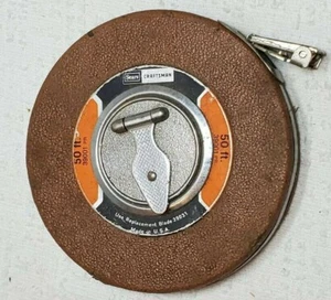 Vintage Craftsman 39001 50 Fuß FUSS STAHL MASSBAND  - Bild 1 von 4