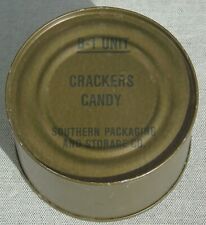 Vietnam War Era C Ration Single Unopened Can Crackers Candy B-1 Unit Southern