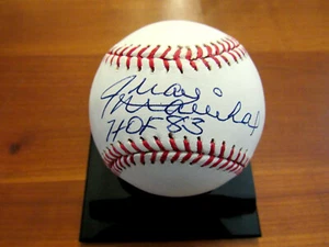JUAN MARICHAL HOF 83 SAN FRANCISCO GIANTS PITCHER SIGNED AUTO OML BASEBALL JSA - Picture 1 of 3