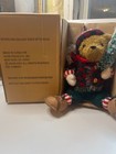 Avon 12" Sparkling Christmas Holiday Fiber Optic Bear -untested