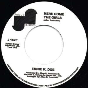 Ernie K Doe - Here Come The Girls - Northern Soul NEW 45 - LISTEN (Boots advert) - Imagen 1 de 4