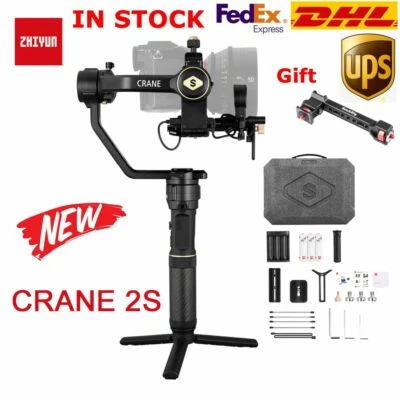 New Zhiyun Crane 2S 3-Axis Handheld Gimbal Stabilizer fr DSLR& Mirrorless Camera - Image 1 of 4