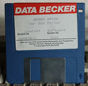 Bobby der Bob Editor 440878/1 Data Becker 3,5" Diskette (Amiga) - Bild 1 von 3