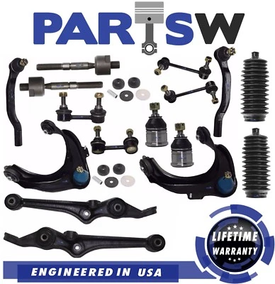 18 Pc Rear & Front Suspension Kit for Honda Accord Upper & Lower Control Arms - Image 1 of 3