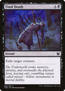 MTG Magic THB Theros Beyond Death - 1x EN NM 095 C Final Death - Picture 1 of 1