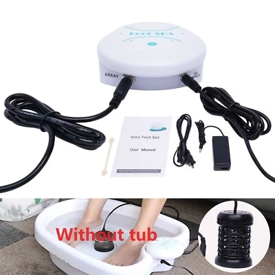 Kit de matriz de limpieza de desintoxicación iónica máquina de salud spa baño de pies uso personal en el hogar EE. UU. Foto 1 de 4