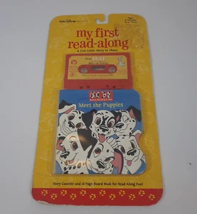 Disney's 101 Dalmatians My First Read Along Book and Cassette 1996 SEALED Vtg - Picture 1 of 5