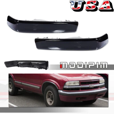 Turn Signal Light Set For 1998-2004 Chevrolet S10 GMC Sonoma Jimmy Blazer Front - Image 1 of 4