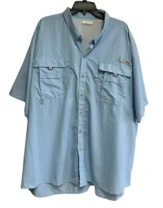 Columbia Hemd PFG Bahama Größe 4XL Kurzarm Angeln UPF 30 belüftet - Bild 1 von 7